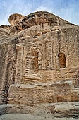 Petra - the Siq, sacred betyls representations 